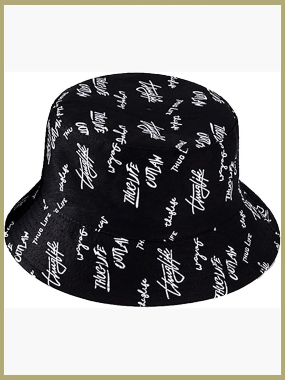 Reversible Packable Bucket Hat Fisherman Cap 100% Cotton Canvas